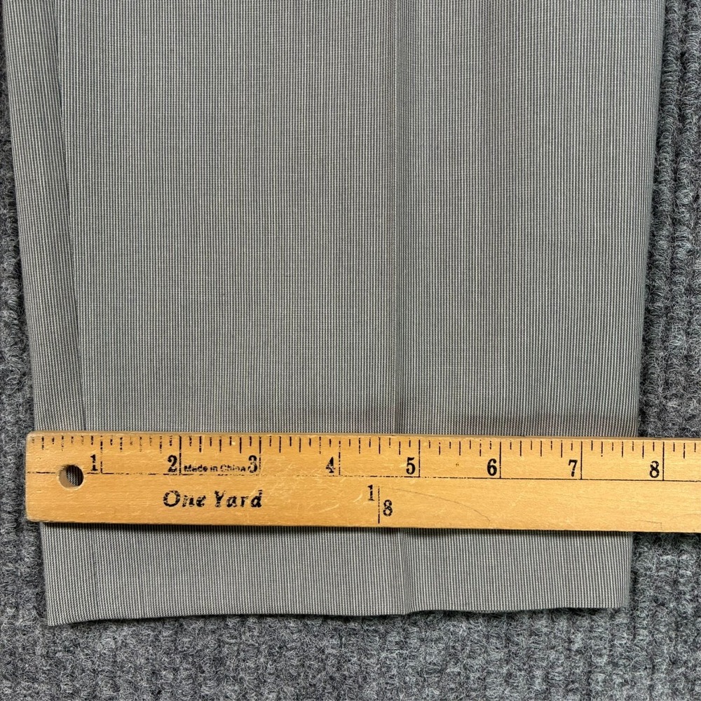 Ralph Lauren Mens Dress Pants Size 36x30 Gray‎ Washable Flat Front Mid Rise - Picture 6 of 8